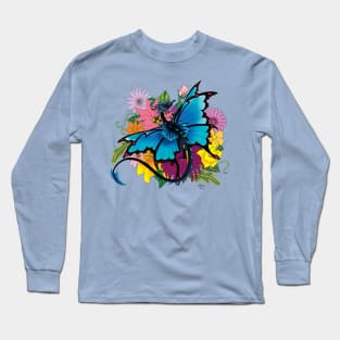 Dragon Butterfly Long Sleeve T-Shirt